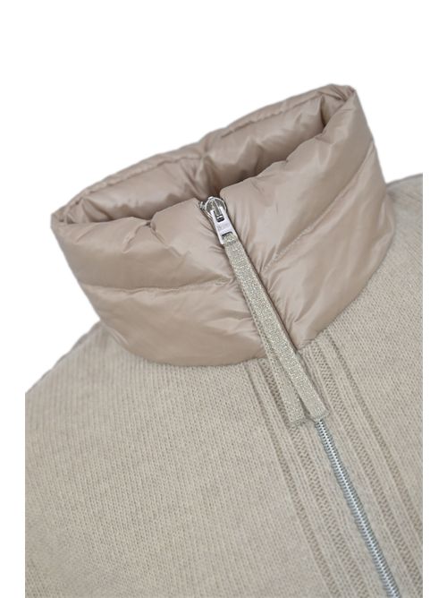 Poncho Resort in maglia di lana e nylon ultralight Herno | PI00139DR 12017Z1985